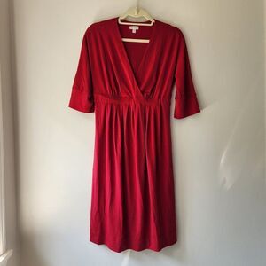 Pea in the Pod - Red Maternity Dress - Size Large